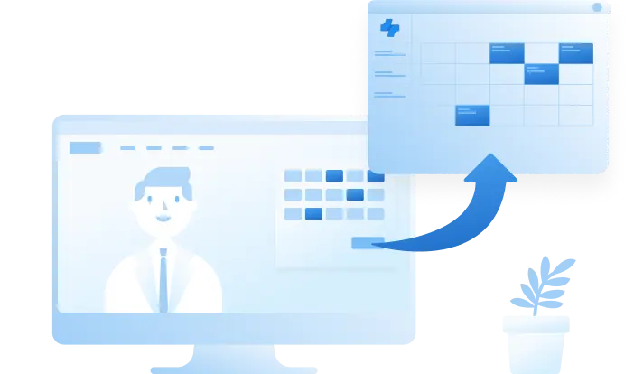 Tela de Agendamento Online no Axivor Med